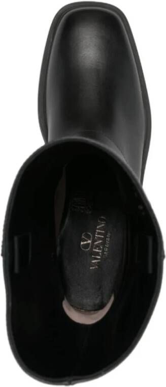 Valentino Zwarte VLogo enkellaarzen Black Dames