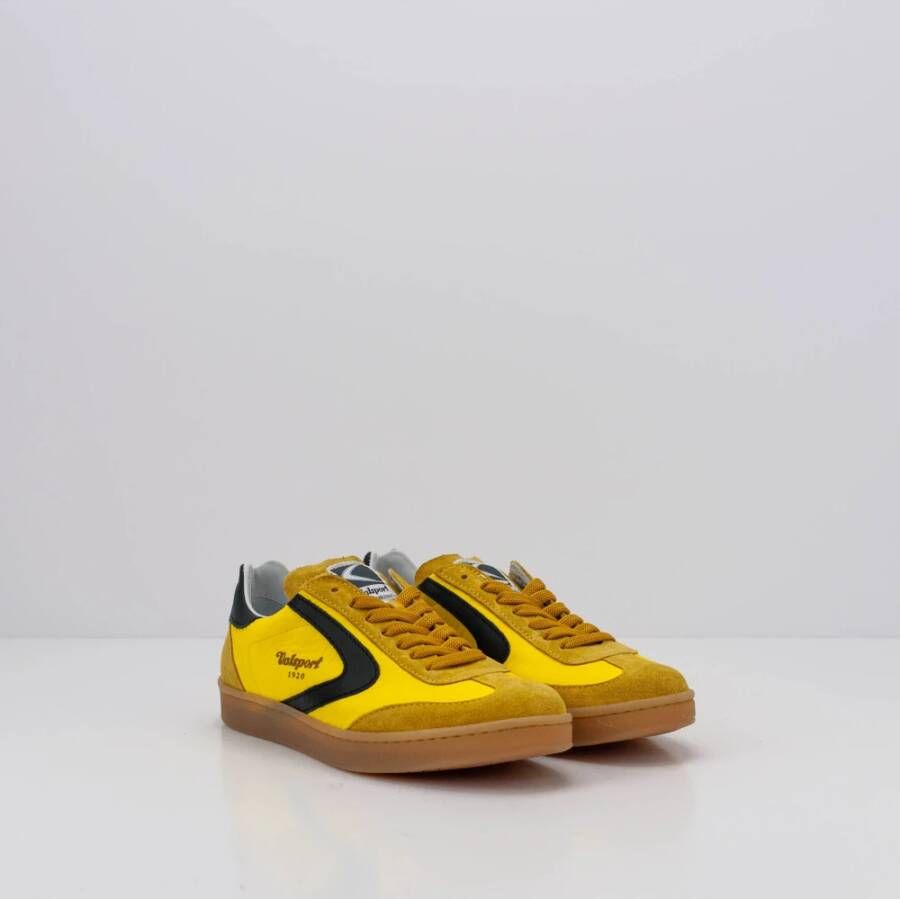 Valsport 1920 Olimpia Nylon Suede Sneakers Geel Yellow Heren