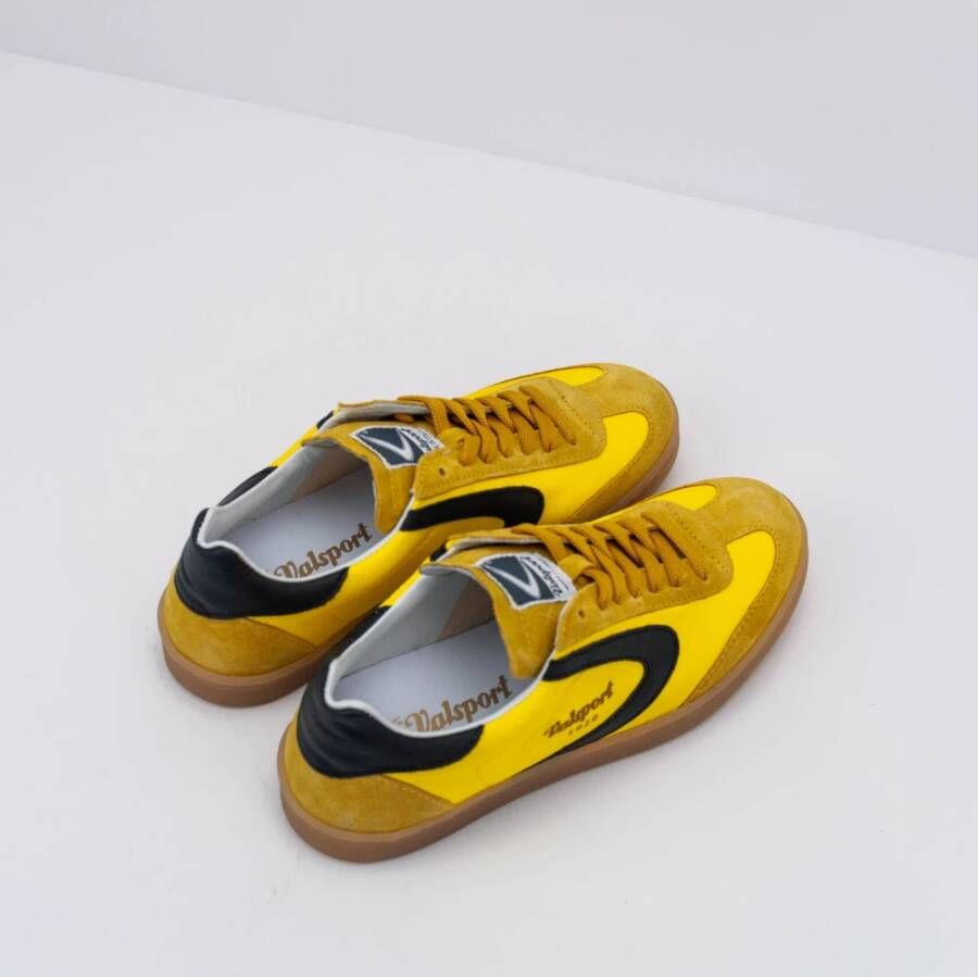 Valsport 1920 Olimpia Nylon Suede Sneakers Geel Yellow Heren