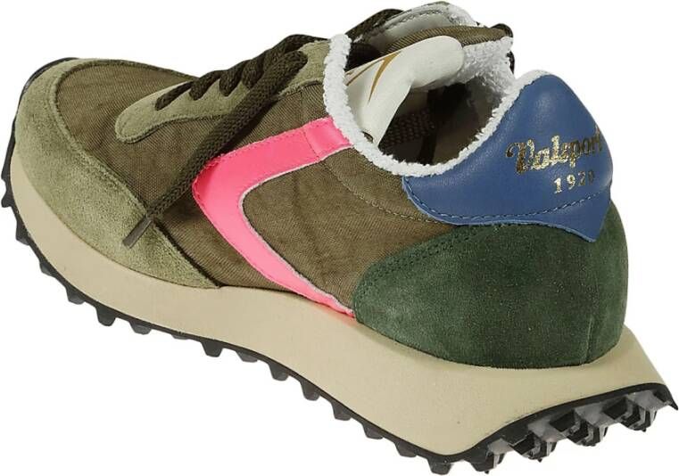 Valsport 1920 Vintage Suede Nylon Sneakers Green Heren