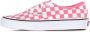 Vans Authentieke Geruite Roze Sneaker Pink Dames - Thumbnail 3