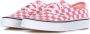 Vans Authentieke Geruite Roze Sneaker Pink Dames - Thumbnail 4