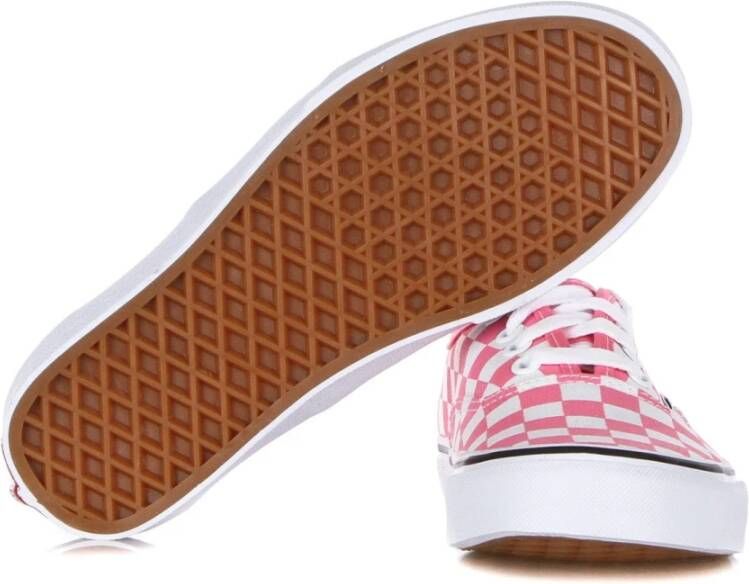 Vans Authentieke Geruite Roze Sneaker Pink Dames