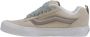 Vans Beige Leren Sneakers met Rubberen Zool Beige Dames - Thumbnail 3