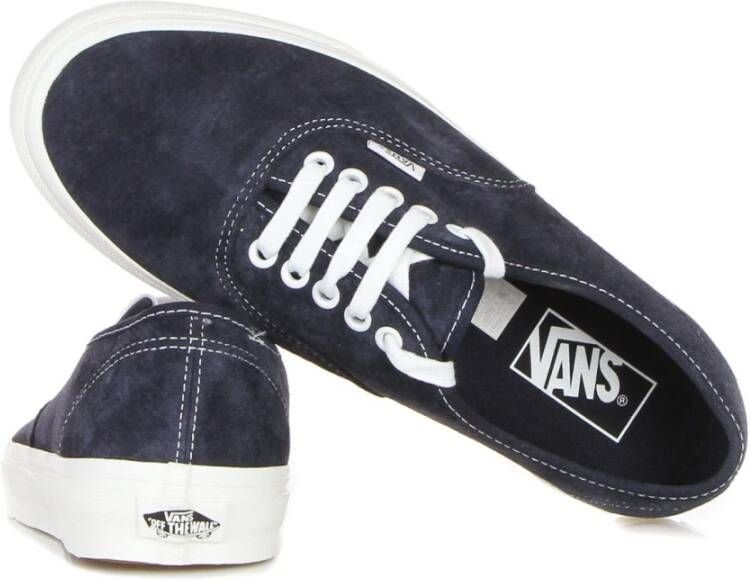 Vans Blauwe lage sneaker met metalen oogjes Blue Heren