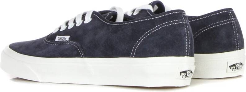 Vans Blauwe lage sneaker met metalen oogjes Blue Heren