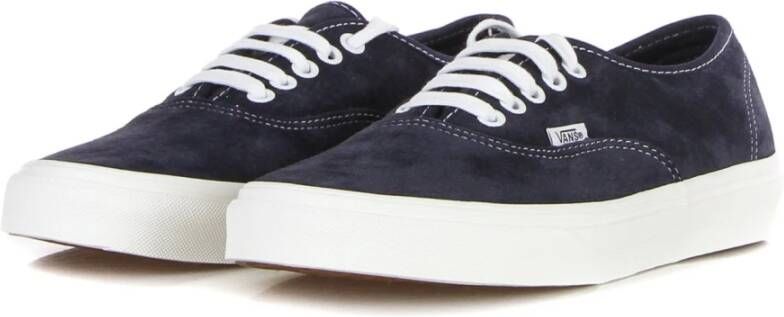 Vans Blauwe lage sneaker met metalen oogjes Blue Heren