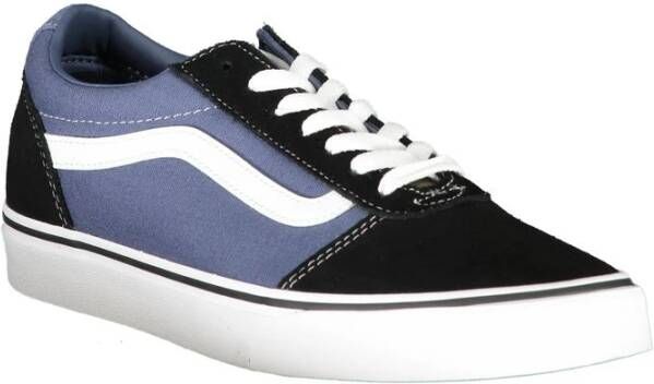 Vans Blauwe Polyester Sneaker met Contrastdetails Multicolor Heren