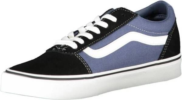 Vans Blauwe Polyester Sneaker met Contrastdetails Multicolor Heren