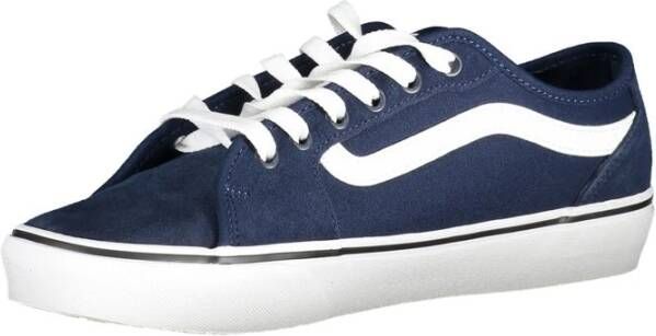 Vans Blauwe Sneaker met Veters en Logo Blue Heren