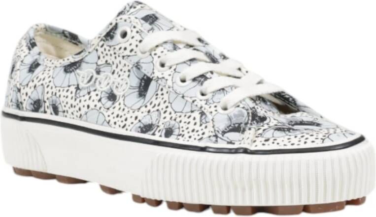 Vans Bloemenleren schoenen met rubberen zool Multicolor Dames