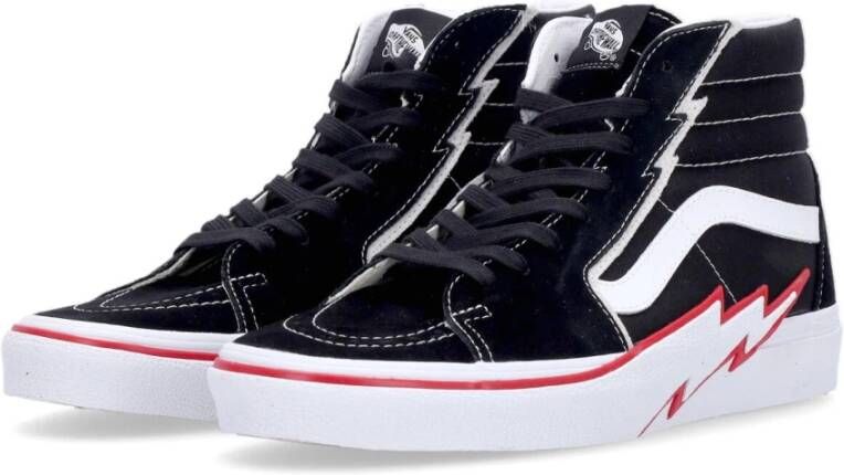 Vans Bolt High-Top Sneaker Zwart Rood Black Heren