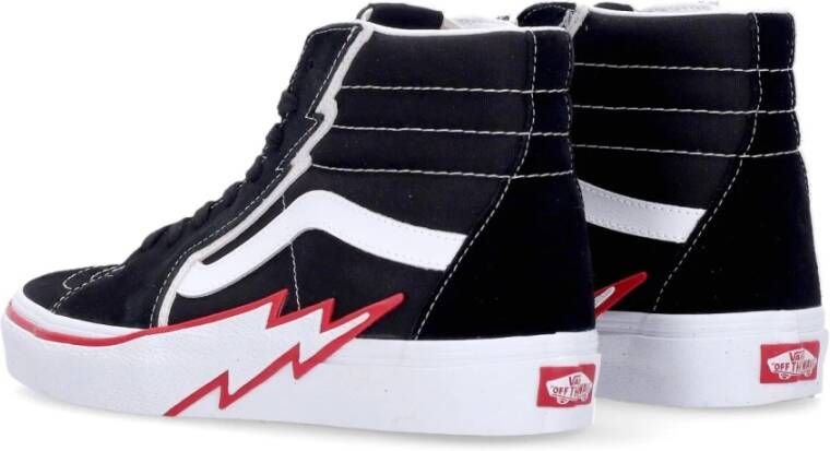 Vans Bolt High-Top Sneaker Zwart Rood Black Heren