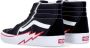 Vans Bolt High-Top Sneaker Zwart Rood Black Heren - Thumbnail 5