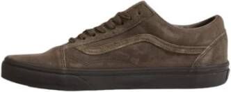 Vans Bruine Suede Sneakers Collectie Brown Heren