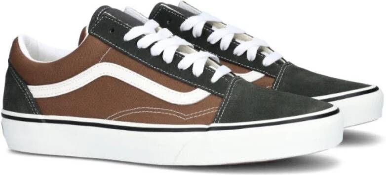 Vans Canvas & Suede Pop Brown Sneakers Brown Heren