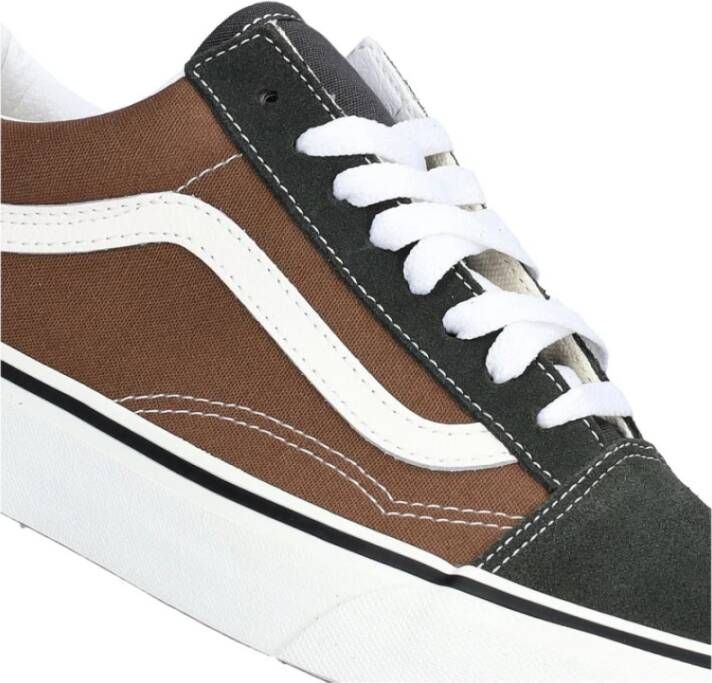 Vans Canvas & Suede Pop Brown Sneakers Brown Heren