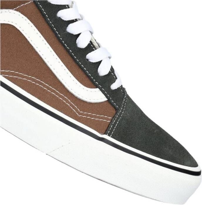 Vans Canvas & Suede Pop Brown Sneakers Brown Heren