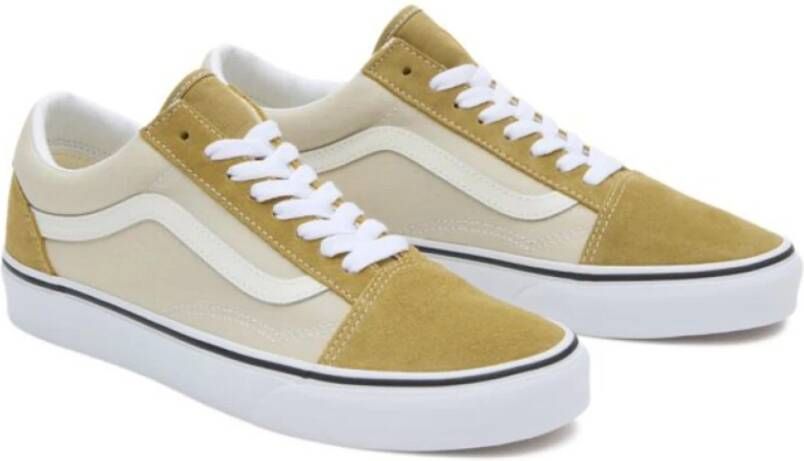 Vans Canvas & Suede Pop Cream Sneakers Multicolor Heren