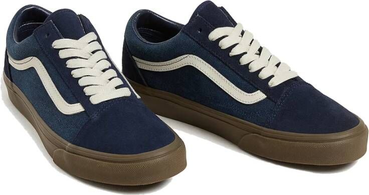 Vans Canvas Navy Colour Theory Sneakers Blue Heren