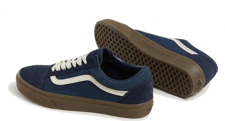 Vans Canvas Navy Colour Theory Sneakers Blue Heren