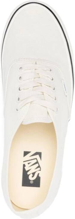 Vans Canvas Veterschoenen Ivoor Wit Beige Heren