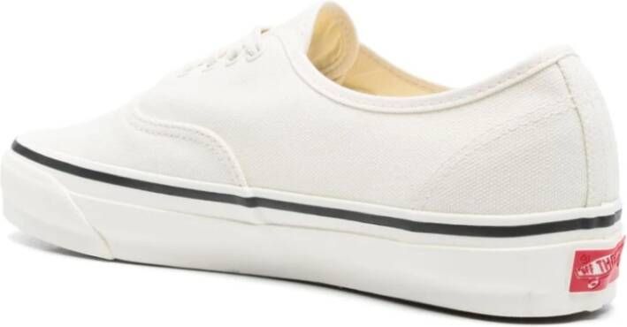 Vans Canvas Veterschoenen Ivoor Wit Beige Heren