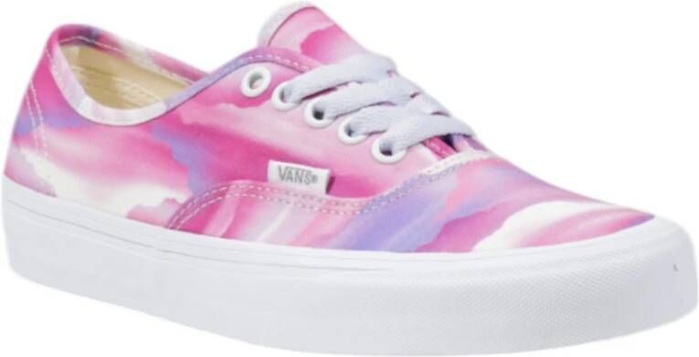 Vans Dames Leren Sneakers Herfst Winter Collectie Pink Dames