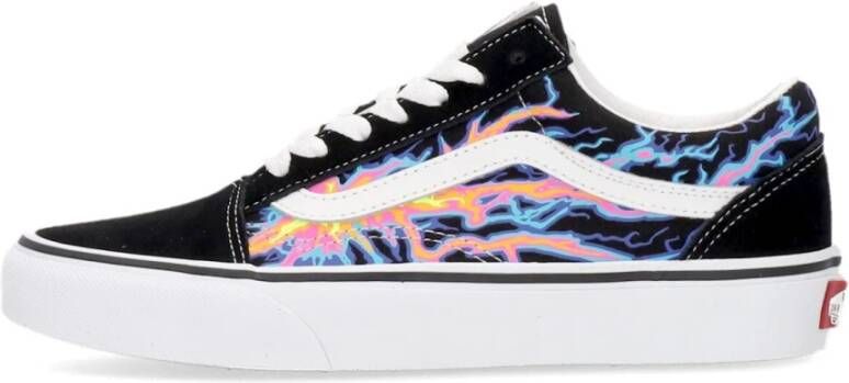 Vans Flame Lage Sneaker Zwart Wit Multicolor Heren