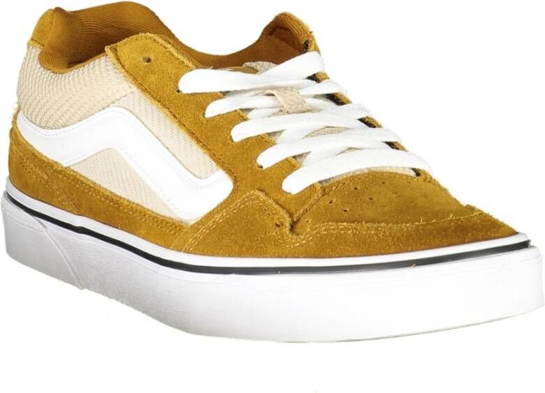 Vans Gele heren sportschoenen met veters Yellow Heren