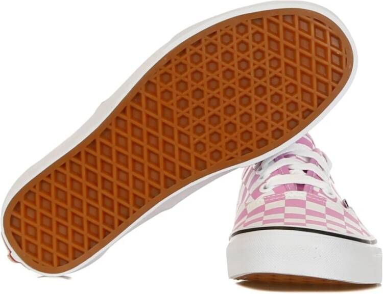 Vans Geruite Orchidee Lage Sneakers Pink Dames