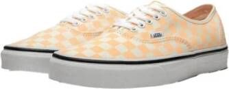 Vans Stijlvolle stoffen sneakers met metalen oogjes Yellow Heren