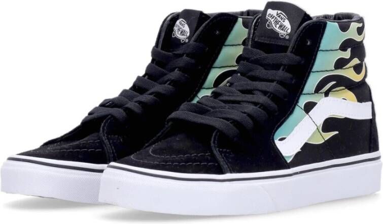 Vans Glow Flame Hoge Top Sneakers Black Dames