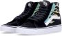 Vans Glow Flame Hoge Top Sneakers Black Heren - Thumbnail 2