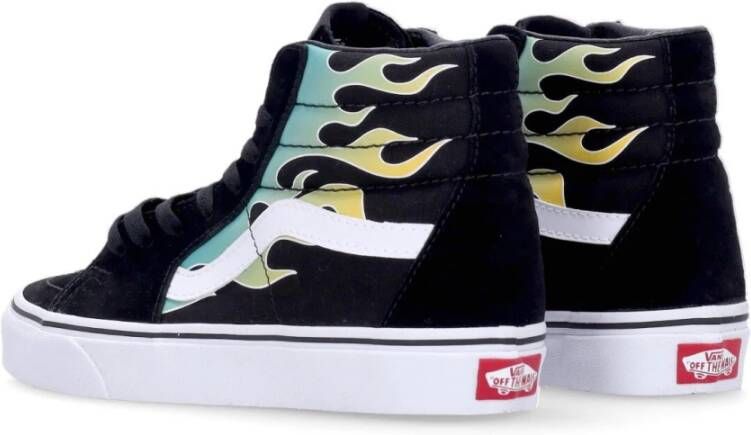 Vans Glow Flame Hoge Top Sneakers Black Heren