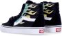 Vans Glow Flame Hoge Top Sneakers Black Heren - Thumbnail 4