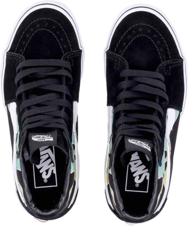 Vans Glow Flame Hoge Top Sneakers Black Heren