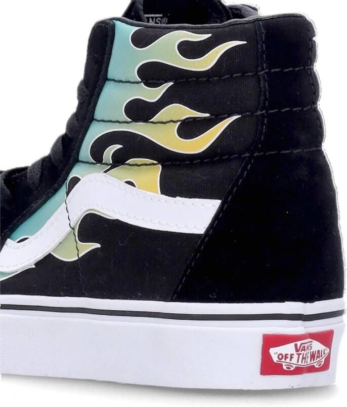 Vans Glow Flame Hoge Top Sneakers Black Heren