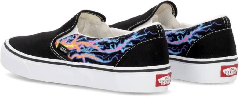 Vans Glow Flames Lage Slip-on Sneaker Black Heren