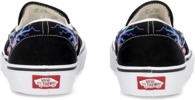 Vans Glow Flames Lage Slip-on Sneaker Black Heren