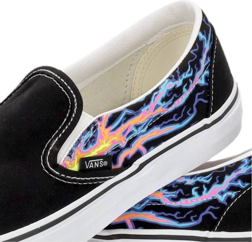 Vans Glow Flames Lage Slip-on Sneaker Black Heren