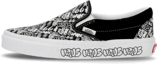 Vans Graffiti Low-Top Slip-on Sneaker Black Heren