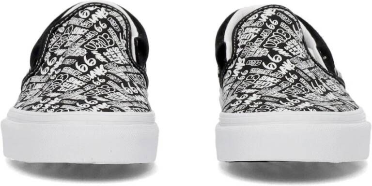 Vans Graffiti Low-Top Slip-on Sneaker Black Heren