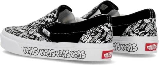 Vans Graffiti Low-Top Slip-on Sneaker Black Heren