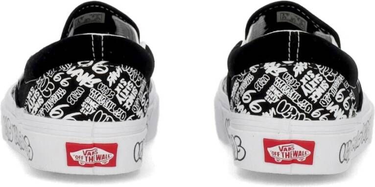 Vans Graffiti Low-Top Slip-on Sneaker Black Heren