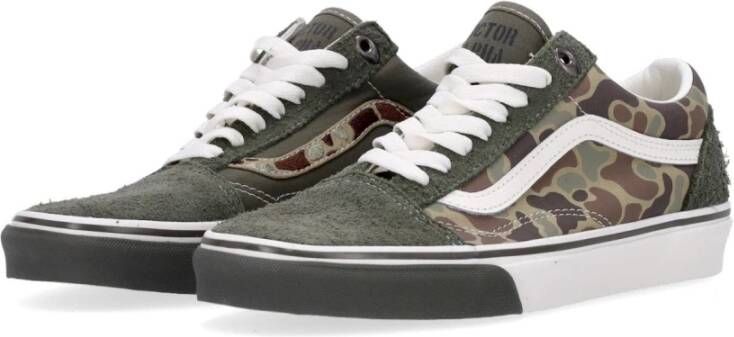 Vans Grape Leaf Lage Sneaker met Vlammen Multicolor Heren