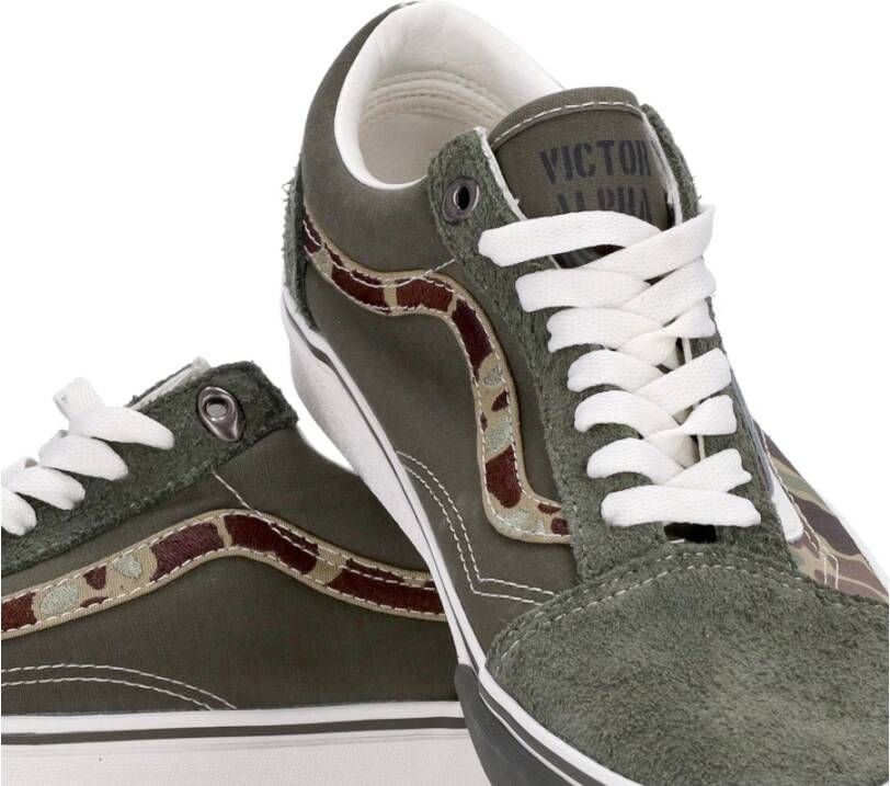 Vans Grape Leaf Lage Sneaker met Vlammen Multicolor Heren