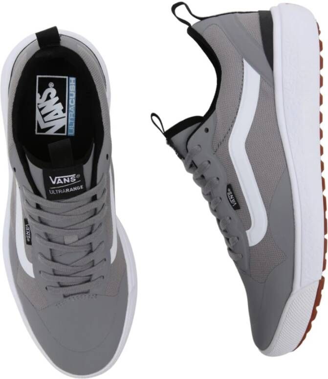 Vans Grijze Casual Sneakers met Rubberen Zool Gray Heren