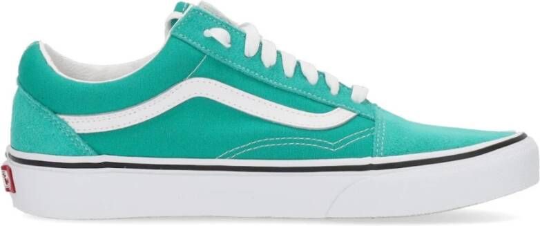 Vans Groene lage sneaker met rubberen zool Green Heren