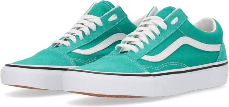 Vans Groene lage sneaker met rubberen zool Green Heren